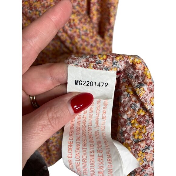 MINKPINK Morwell Midi Floral Multicolor Dress-sz Medium - Picture 9 of 11